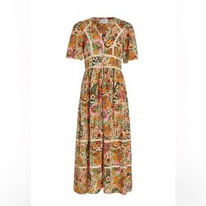 BA&SH benja midi paisley dress only worn once